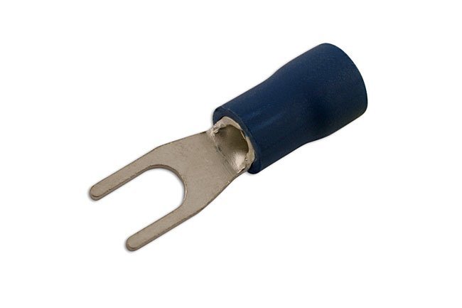 TERMINAL DE GARFO AZUL 3,7 MM, PACOTE COM 100 UNIDADES - Image 2