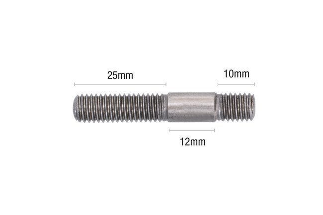 PARAFUSO PRISIONEIRO DO COLETOR DE ESCAPE M8 X 1,25 X 47 MM (5 PEÇAS) - Image 7