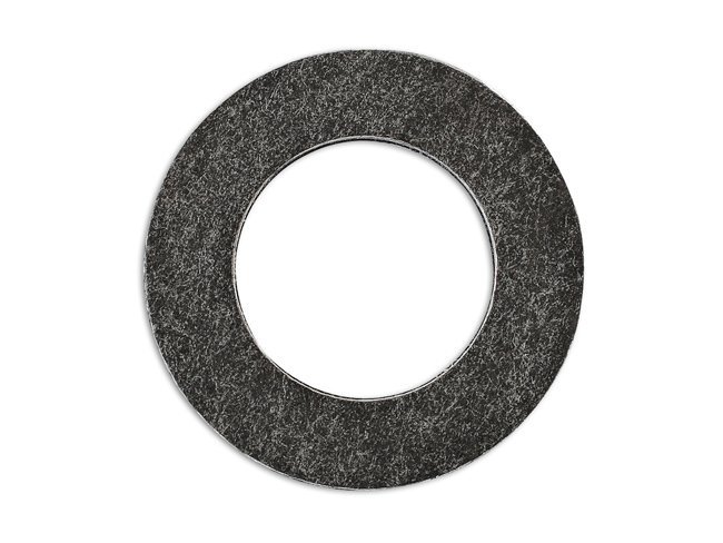 ANILHA PARA BUJÃO DE CÁRTER, ALUMÍNIO (PTFE) 12 X 21 X 2 MM, PACOTE COM 10 UNIDADES