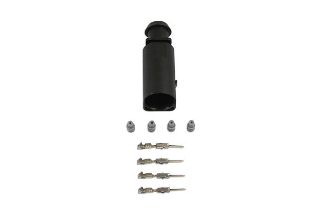 KIT COM 45 CONECTORES ELÉTRICOS MACHO VW GROUP DE 1,5 MM COM 4 PINOS