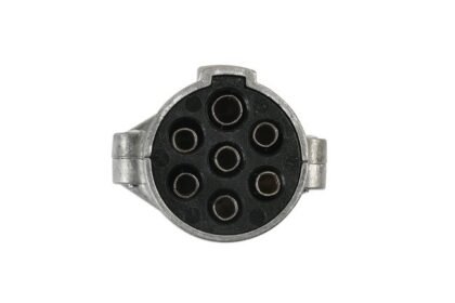 PLUGUE METÁLICO DE 7 PINOS E 24 VOLTS (1 UNIDADE)
