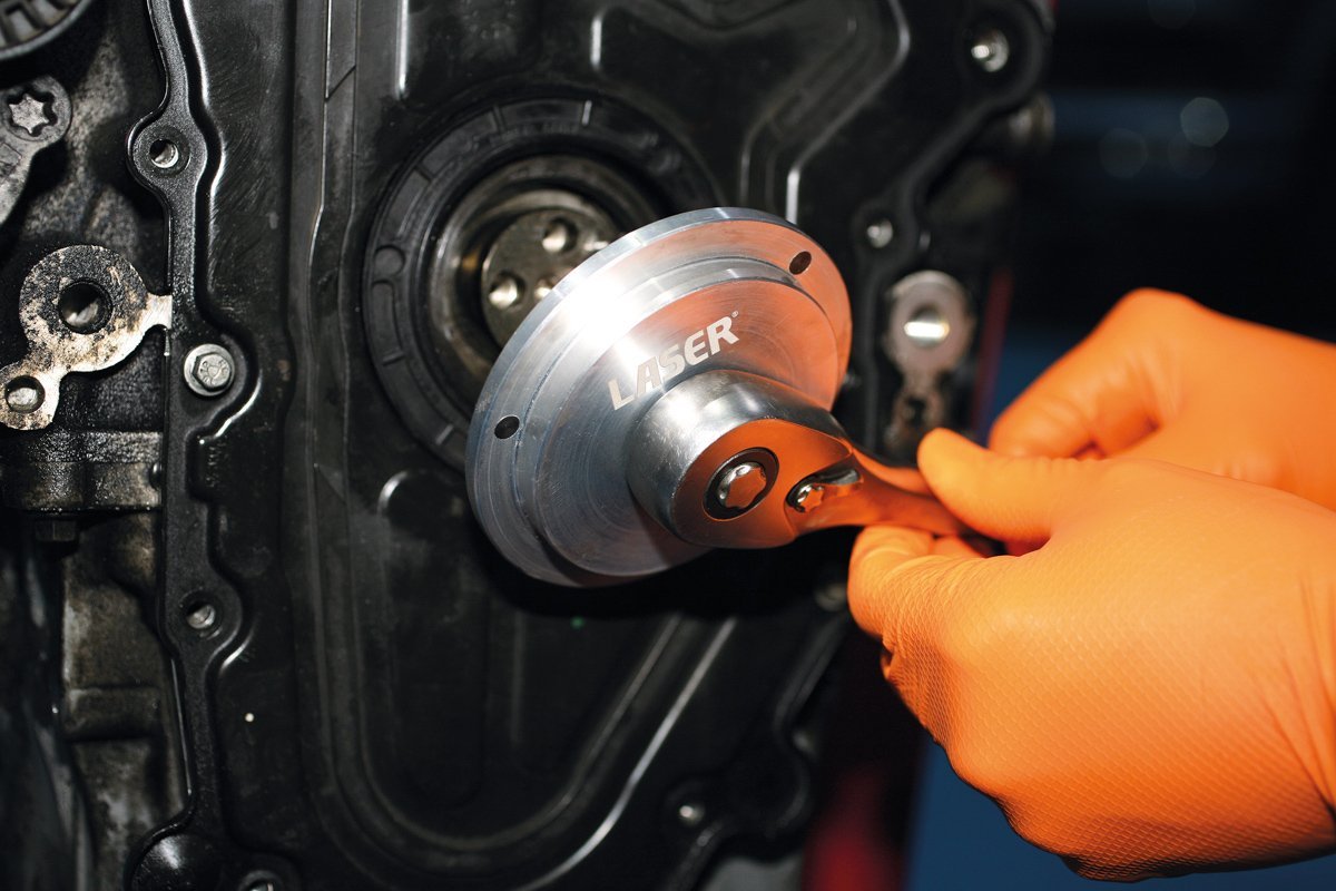 FERRAMENTA DE FIXAÇÃO DE VEDAÇÃO DE ÓLEO DA CAMBOTA DIANTEIRO - PARA JLR AJ200 2.0L DIESEL - Image 2