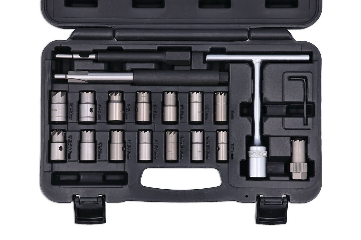 KIT UNIVERSAL DE CORTADOR DA SEDE DO INJETOR DIESEL - Image 3