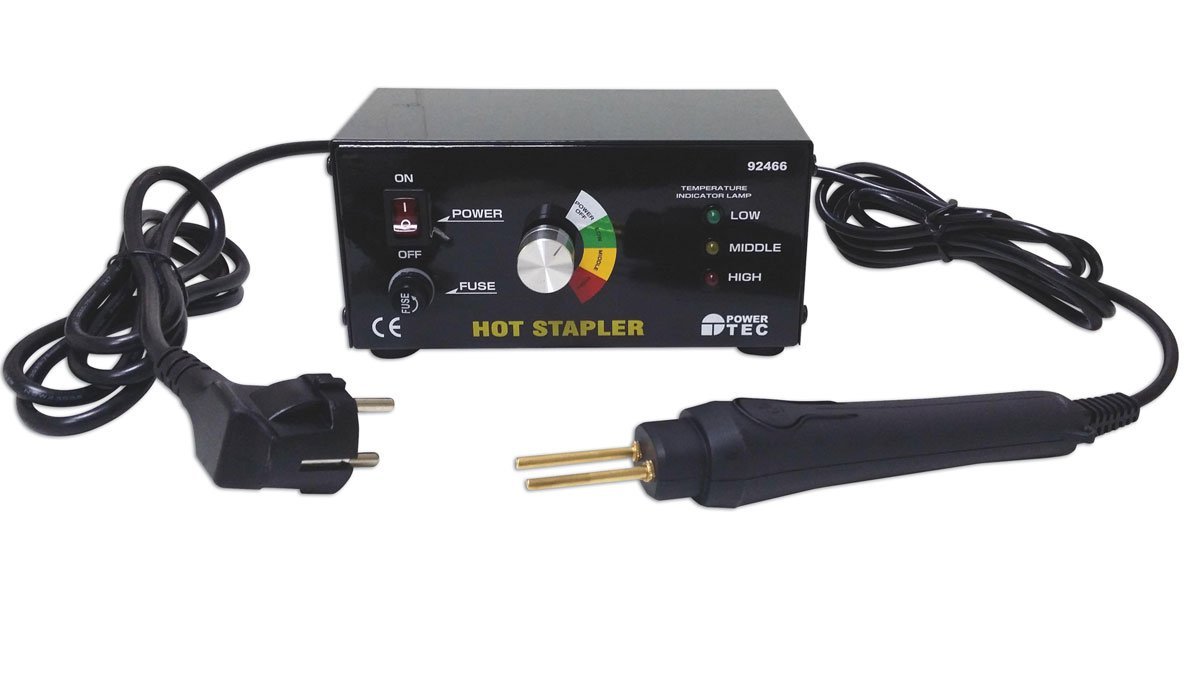 Hot Stapler Plastic Repair System - Euro Plug