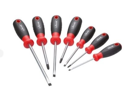 Conjunto de chaves para parafusos · LC0,6 x 3 – 1,2 x 6,5mm · PH0 – PH2 · 7peças